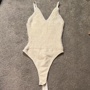 Cozy White Women’s One Piece